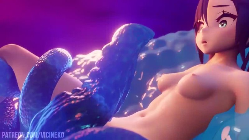 Hentai animation mona and slime